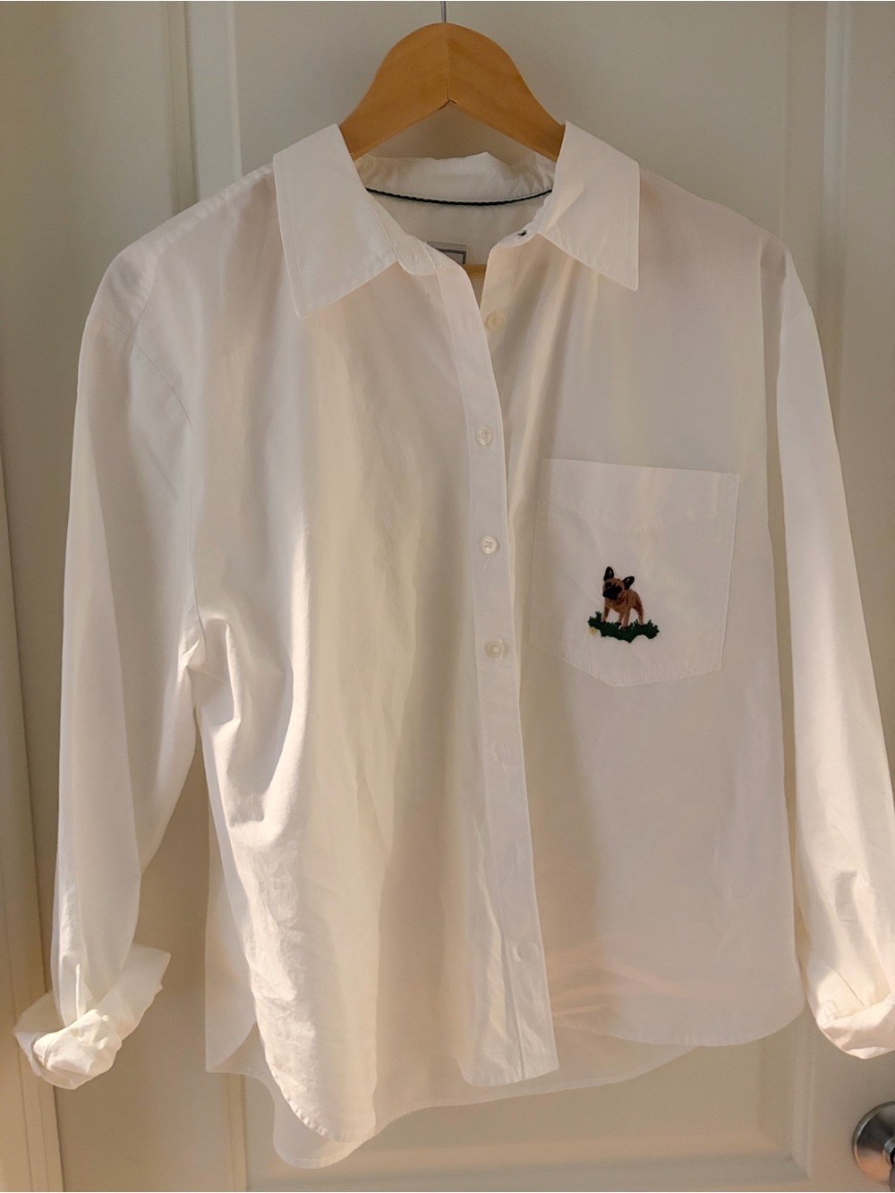 Anthropologie The Shrunken Bennet Buttondown Shirt by Maeve - Picture 4 of 6
